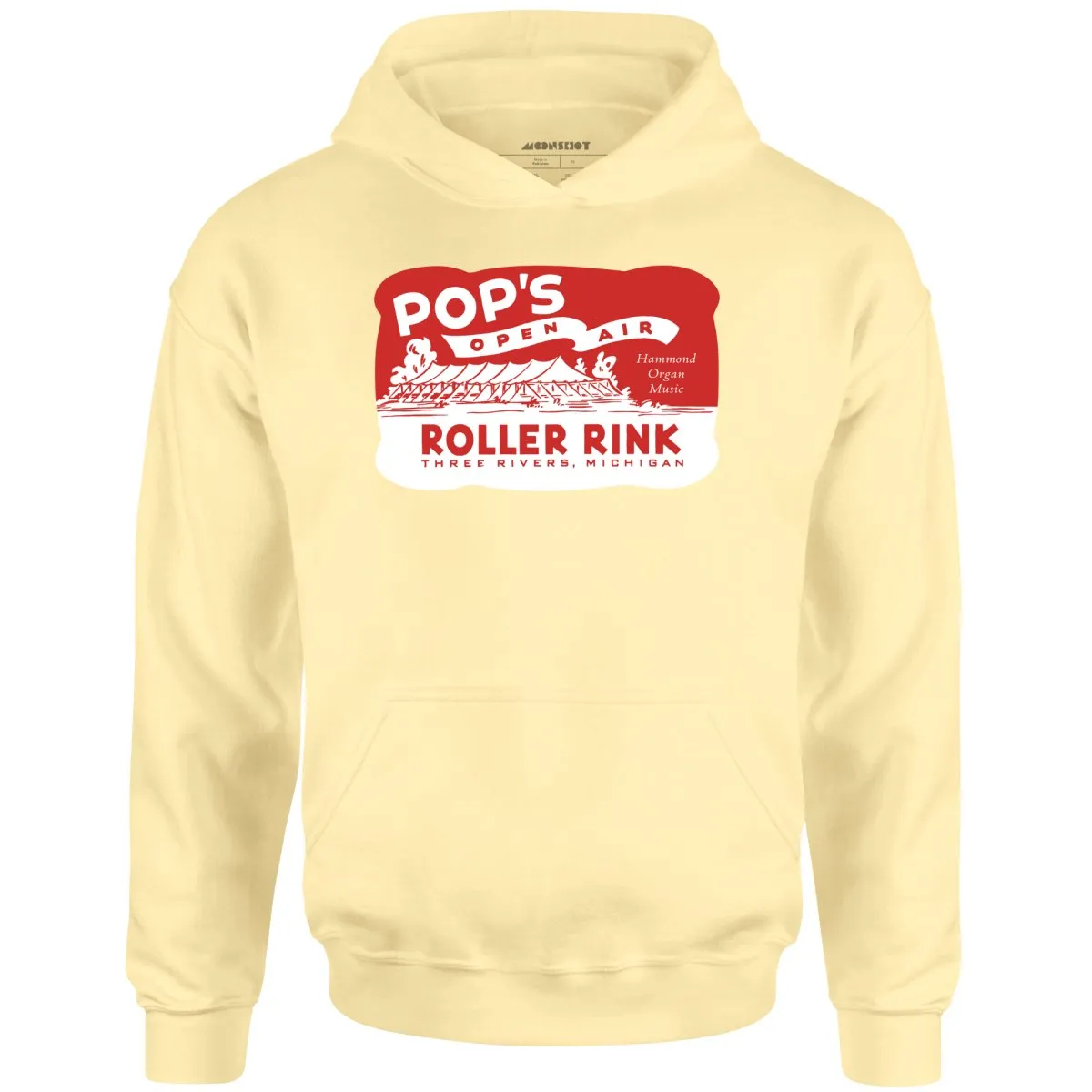 Pop's - Three Rivers, MI - Vintage Roller Rink - Unisex Hoodie