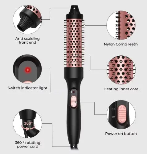 Professional 3 In 1 Hair Straightener Curler And Ionic Hair Dryer