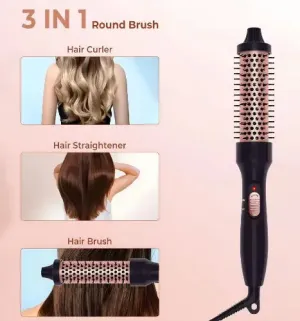 Professional 3 In 1 Hair Straightener Curler And Ionic Hair Dryer