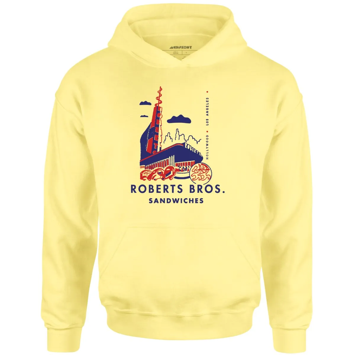 Roberts Bros Sandwiches - Los Angeles, CA - Vintage Restaurant - Unisex Hoodie