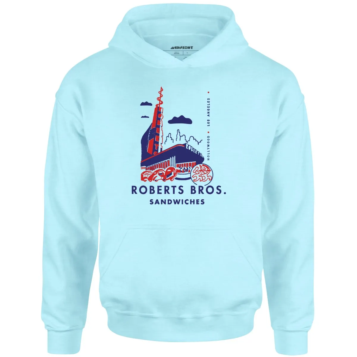 Roberts Bros Sandwiches - Los Angeles, CA - Vintage Restaurant - Unisex Hoodie