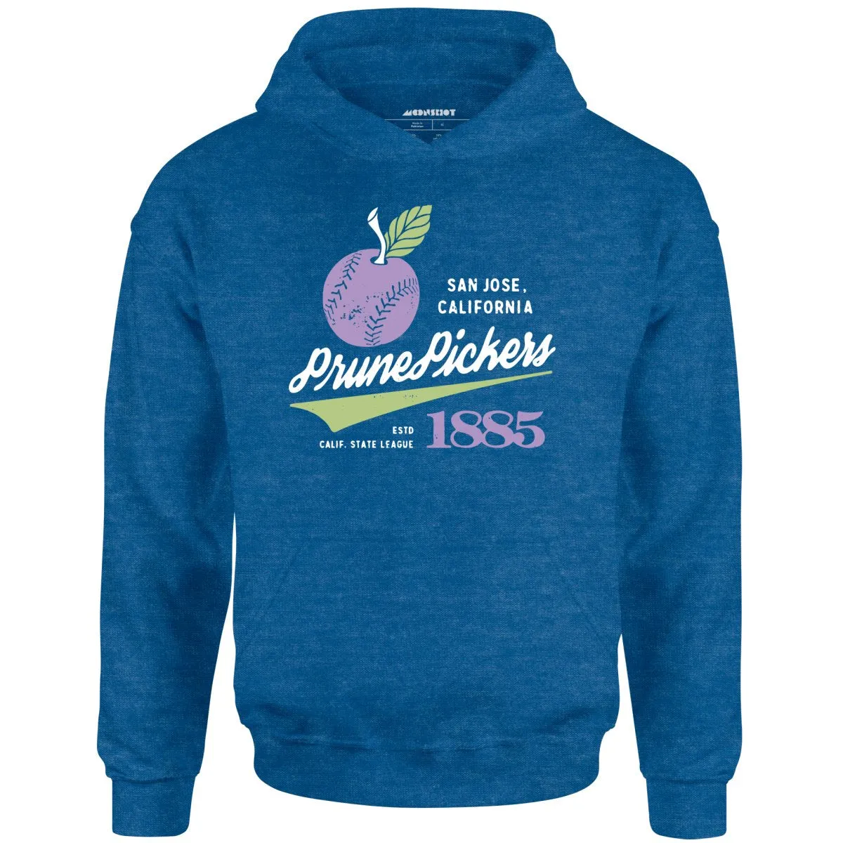 San Jose Prune Pickers - California - Vintage Defunct Baseball Teams - Unisex Hoodie