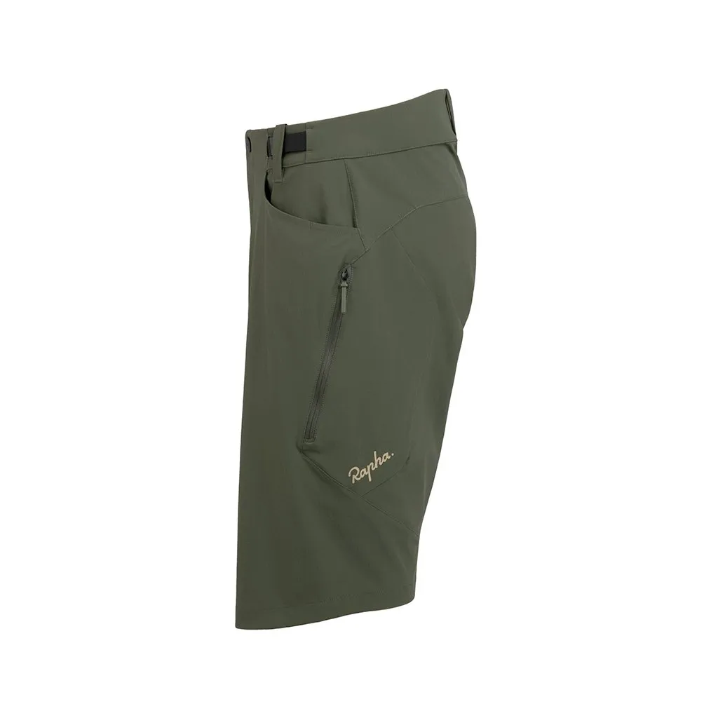 Shorts Rapha Mens Trail - Dark Khaki/Tan