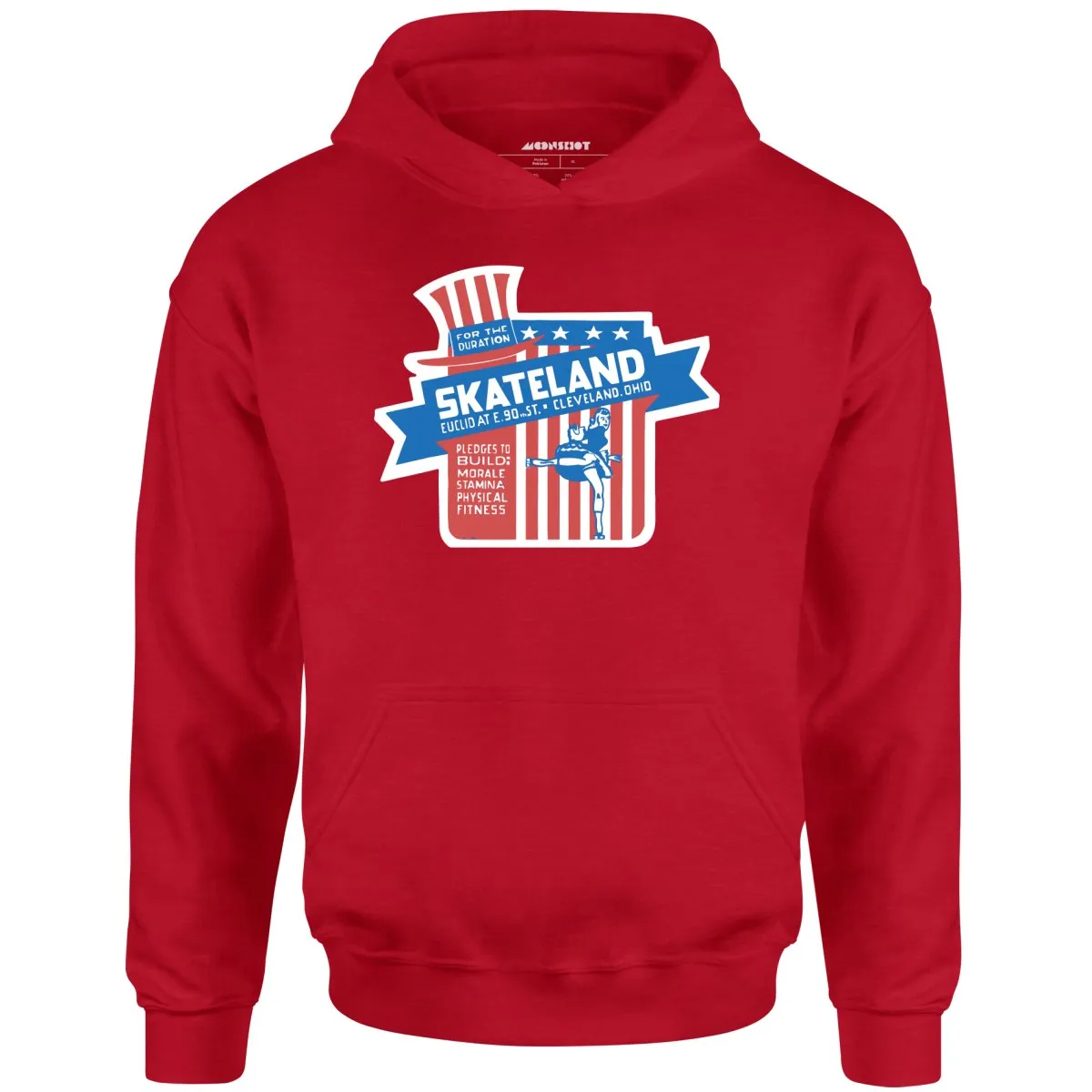 Skateland - Cleveland, OH - Vintage Roller Rink - Unisex Hoodie