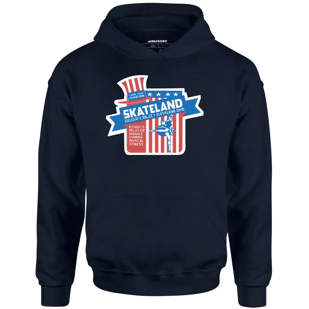 Skateland - Cleveland, OH - Vintage Roller Rink - Unisex Hoodie