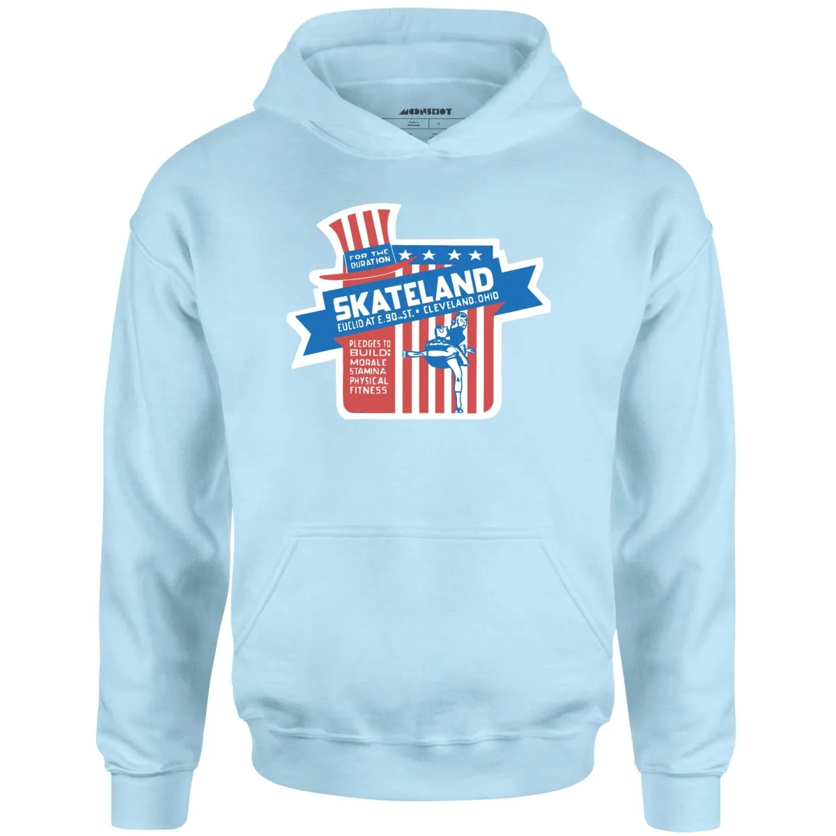 Skateland - Cleveland, OH - Vintage Roller Rink - Unisex Hoodie