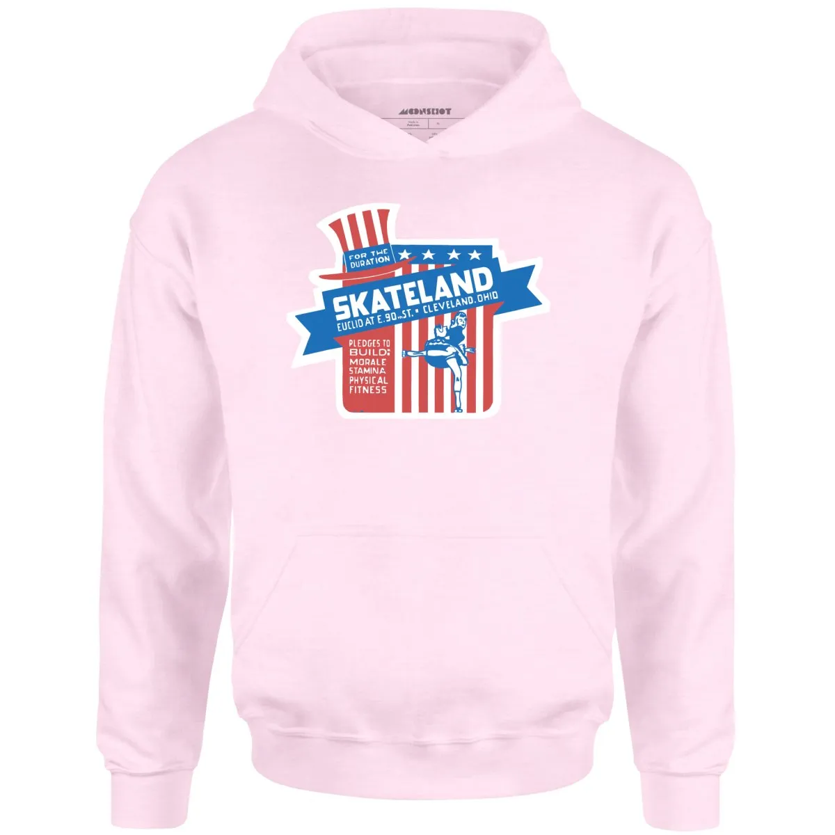 Skateland - Cleveland, OH - Vintage Roller Rink - Unisex Hoodie