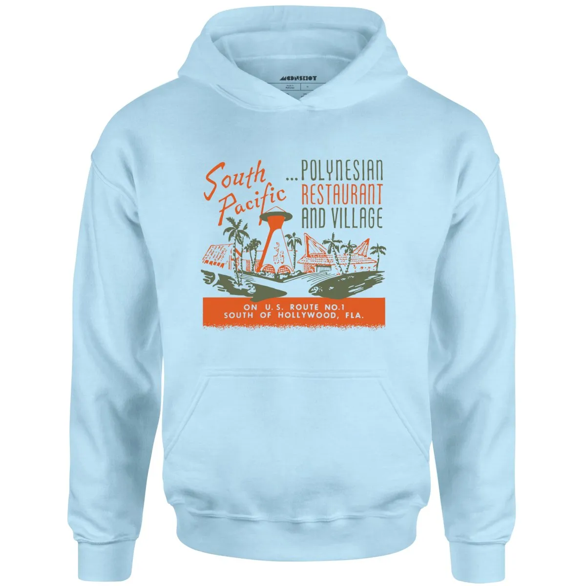 South Pacific - Hallandale Beach, FL - Vintage Tiki Bar - Unisex Hoodie