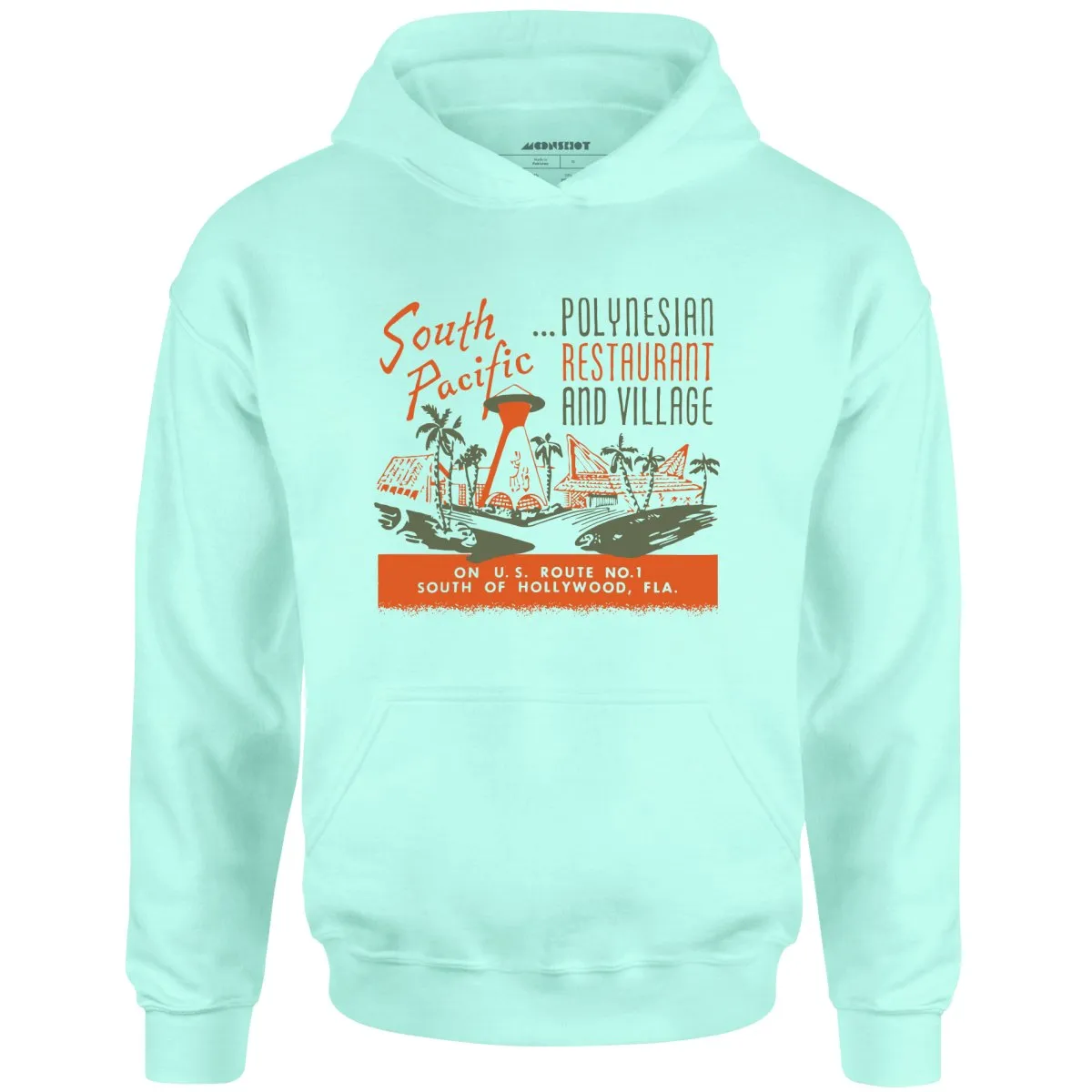 South Pacific - Hallandale Beach, FL - Vintage Tiki Bar - Unisex Hoodie