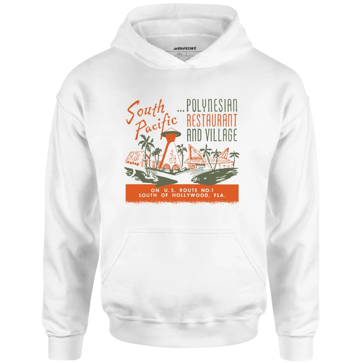 South Pacific - Hallandale Beach, FL - Vintage Tiki Bar - Unisex Hoodie