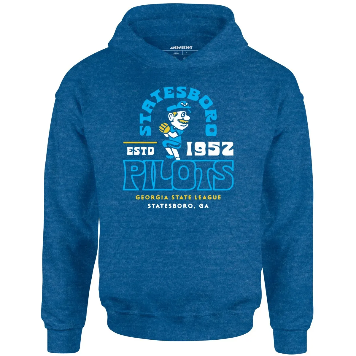 Statesboro Pilots - Georgia - Vintage Defunct Baseball Teams - Unisex Hoodie