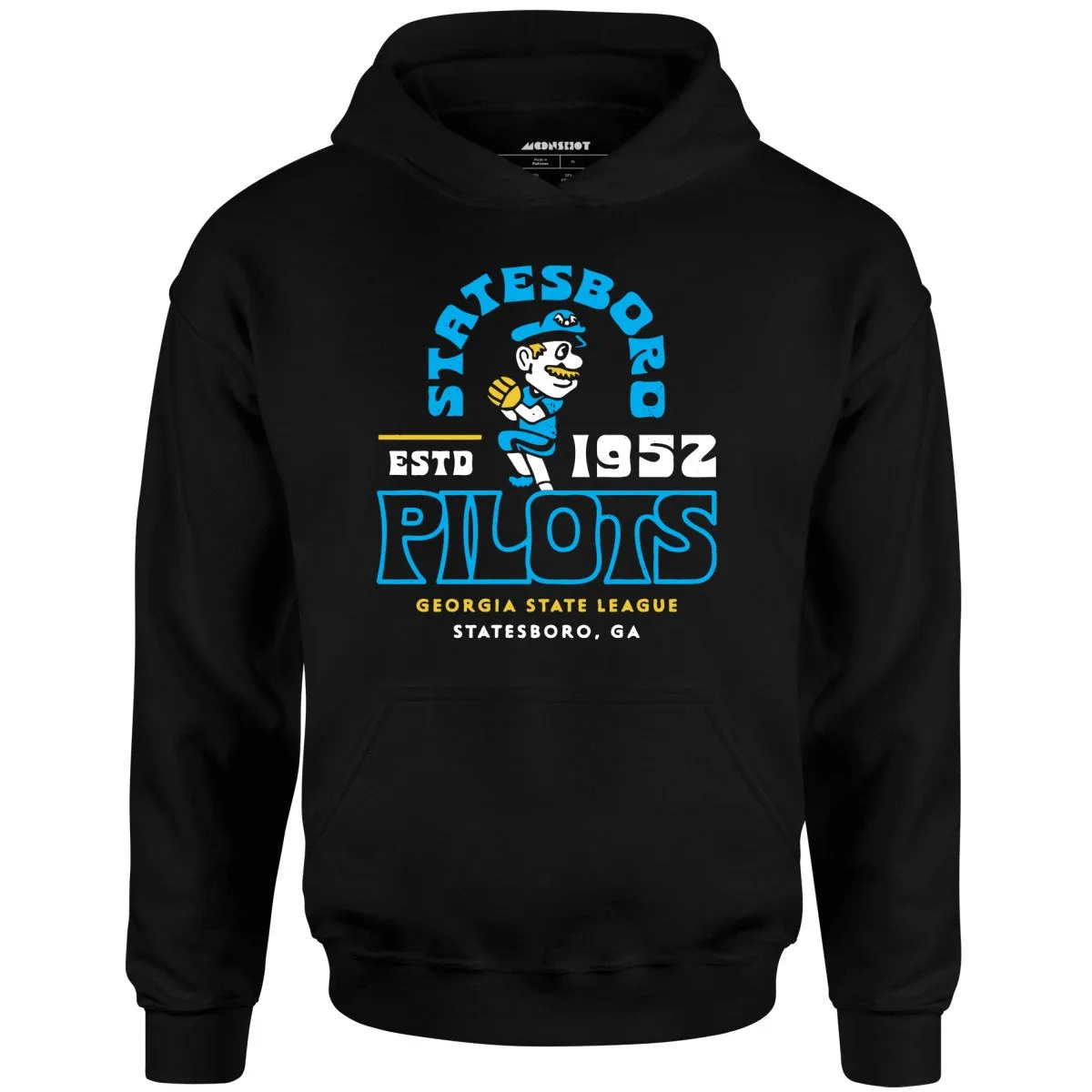 Statesboro Pilots - Georgia - Vintage Defunct Baseball Teams - Unisex Hoodie