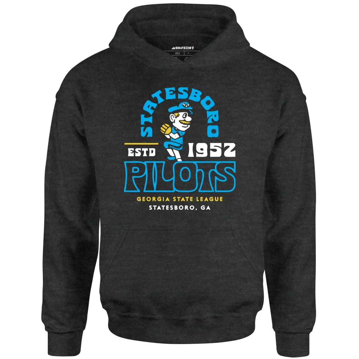 Statesboro Pilots - Georgia - Vintage Defunct Baseball Teams - Unisex Hoodie