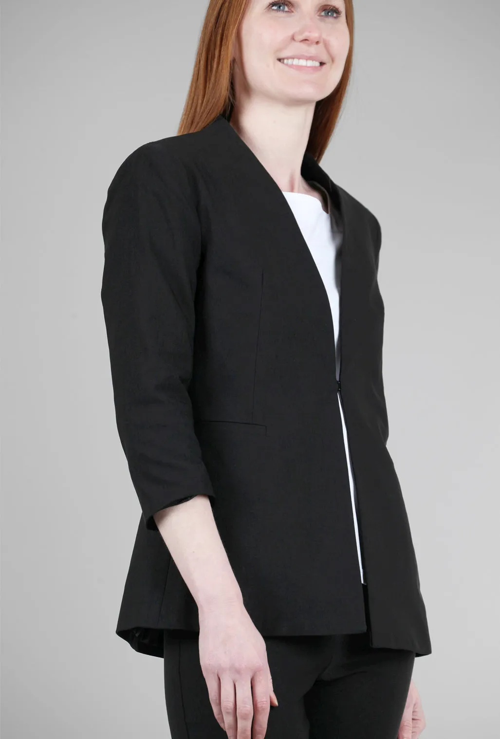 Tailored Jacket Cardie, Black