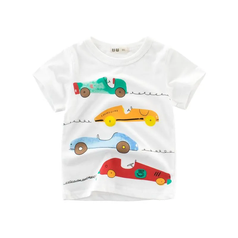 Toddler Boys Toy Car Pattern Fashion Tops