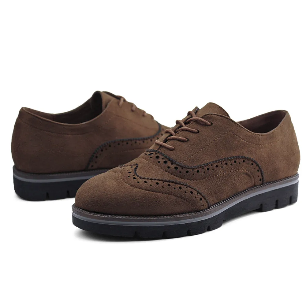 Women Lace Up Oxford Shoes