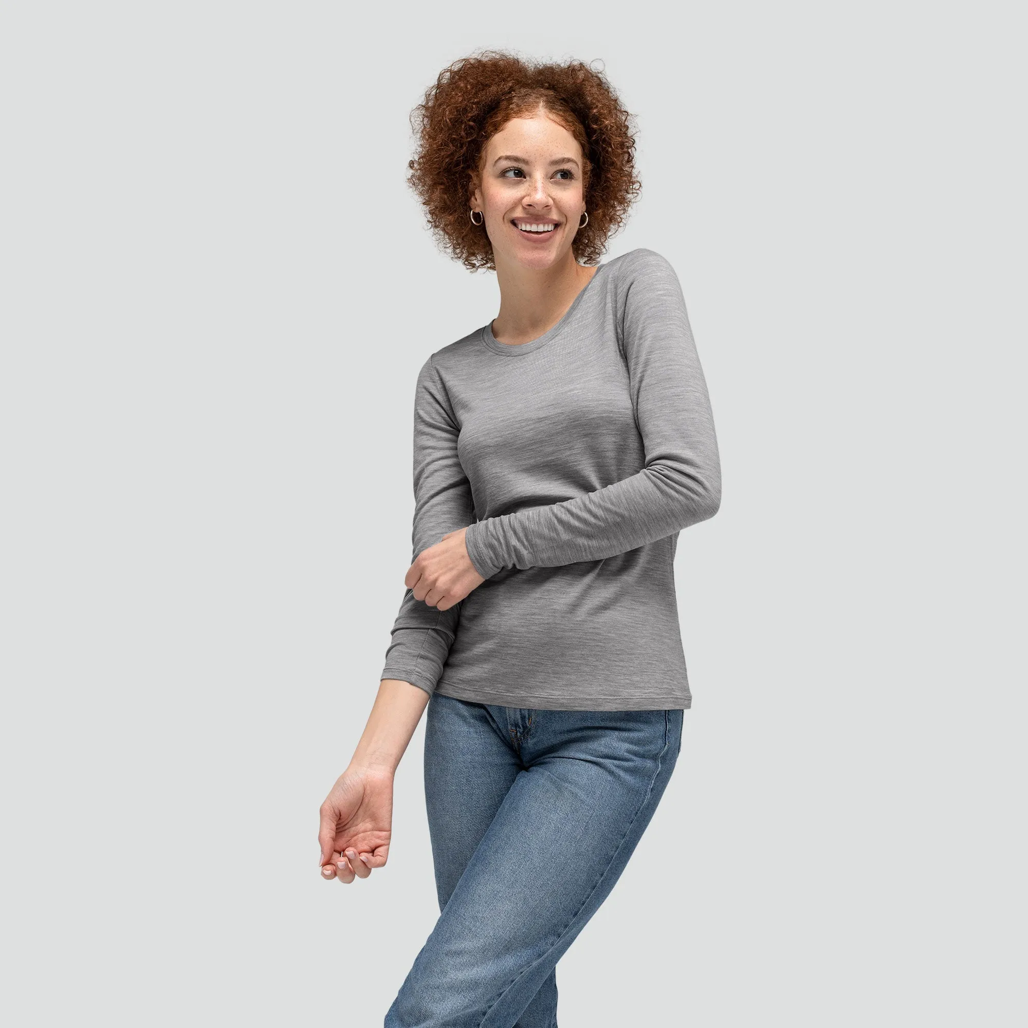 Women's Long Sleeve Merino Crew