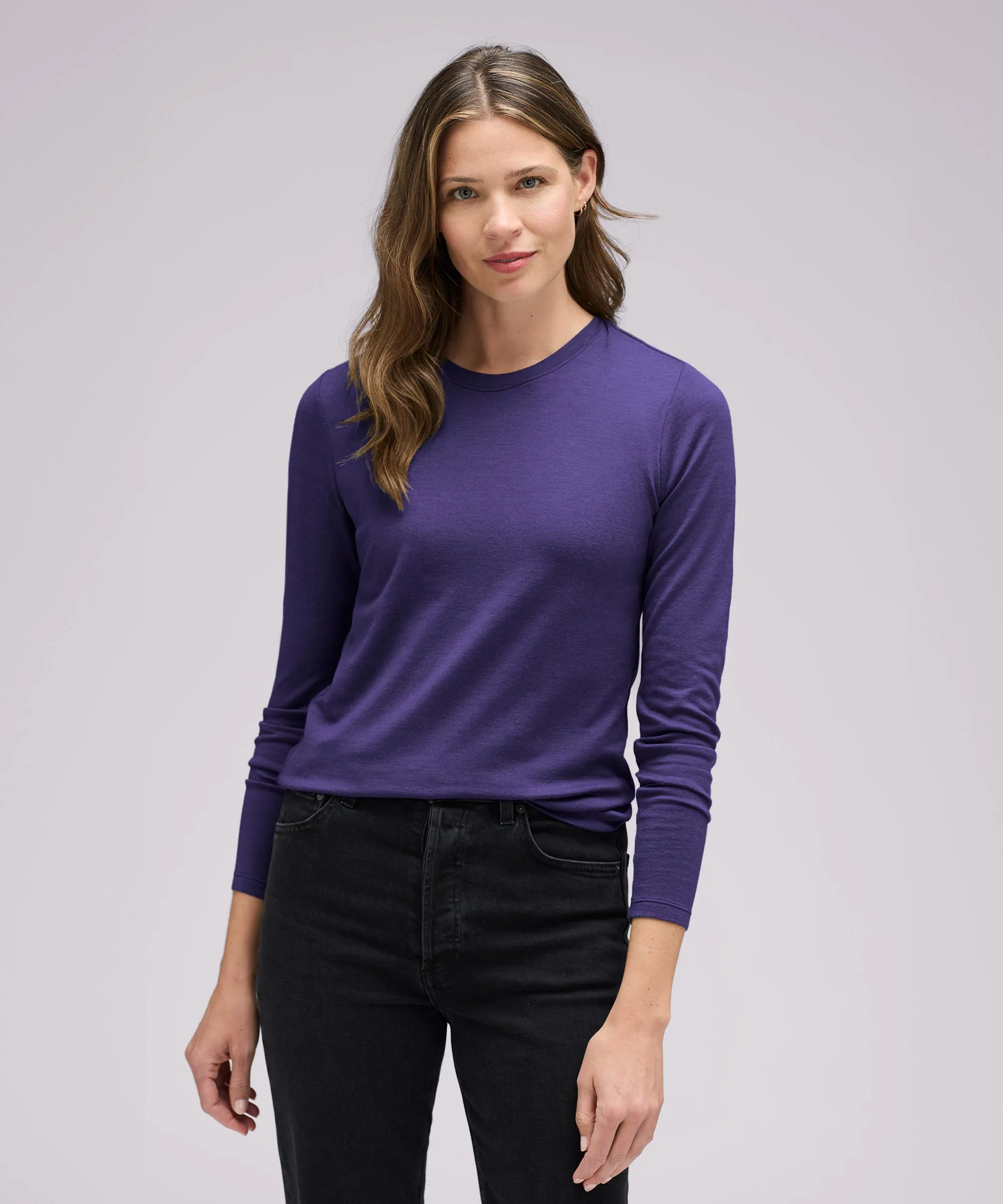 Women's Long Sleeve Merino Crew