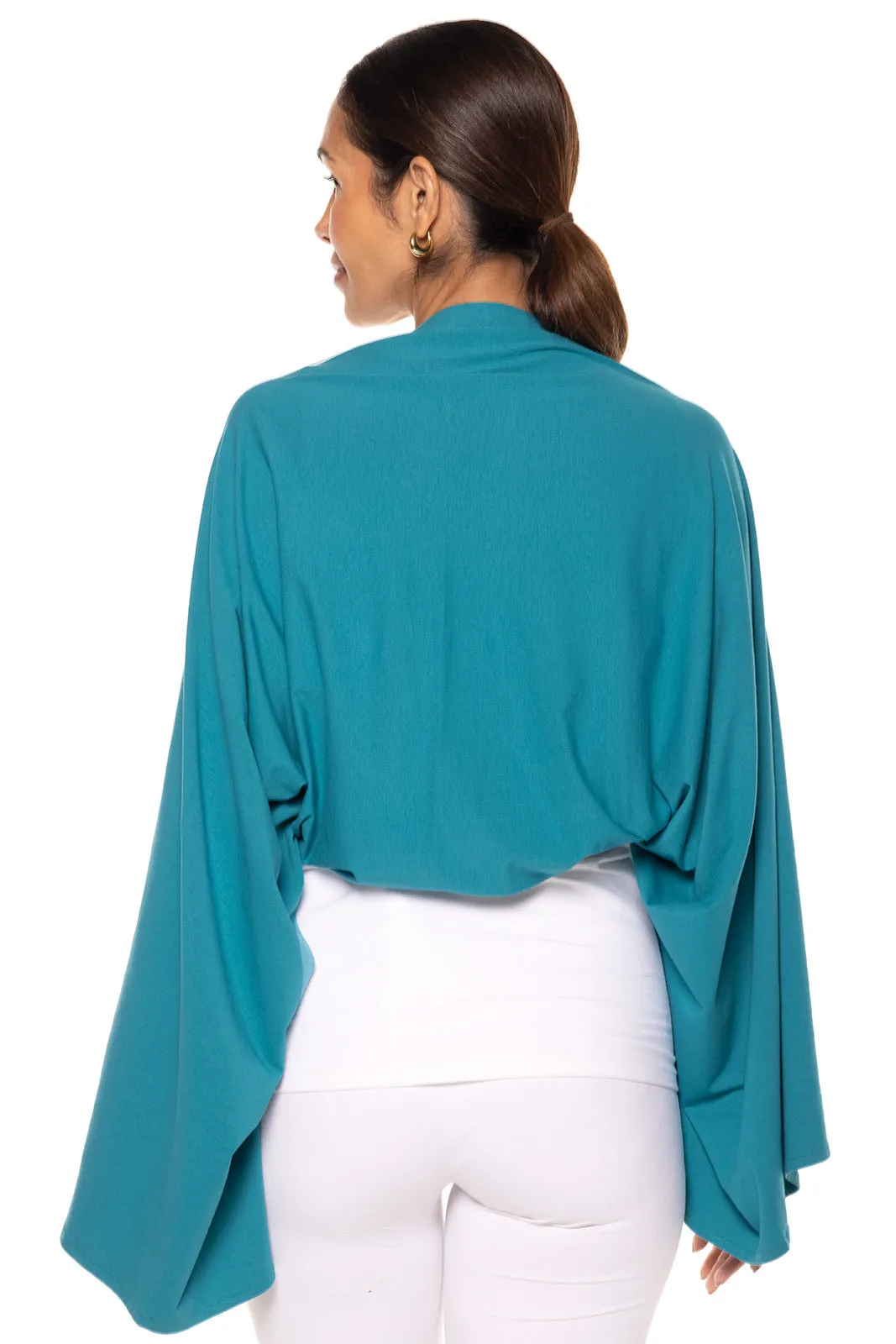 Women's Revilla Convertible Sun Wrap  |  Tahitian Teal