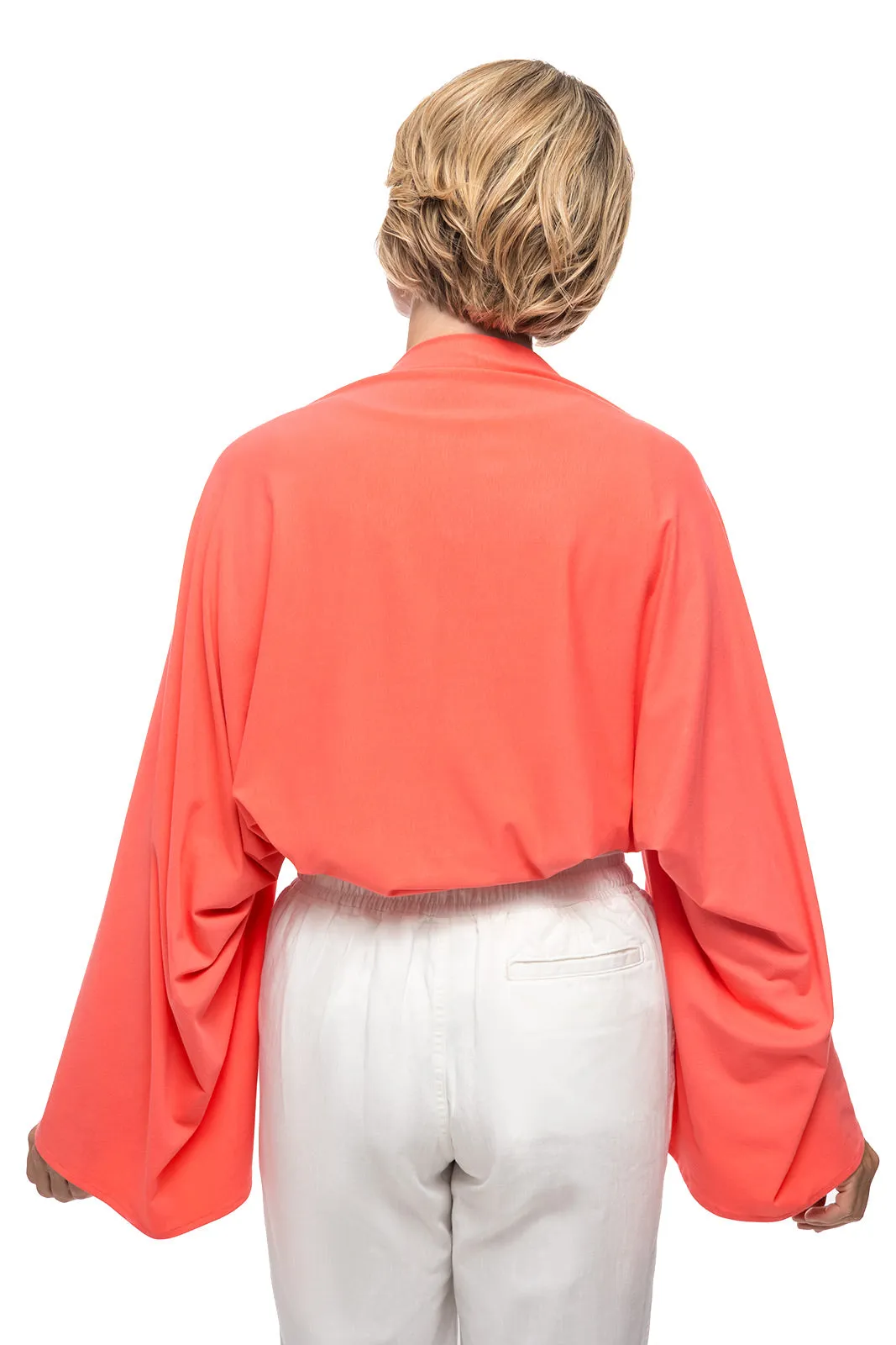 Women's Revilla Convertible Sun Wrap  |  Vivid Coral